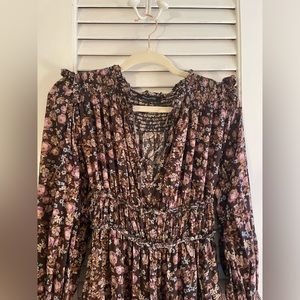 Floral Semi-Prairie Dress